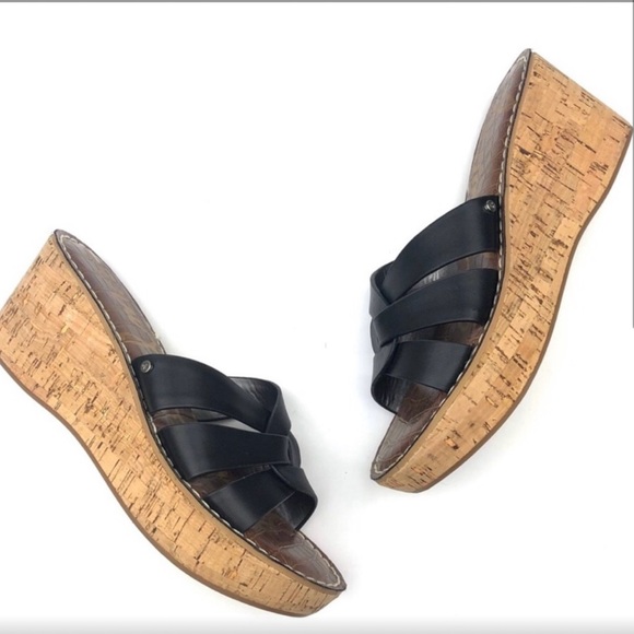 🪴HP! Sam Edelman Regis Cork Sandal Sz 8 - Picture 5 of 7